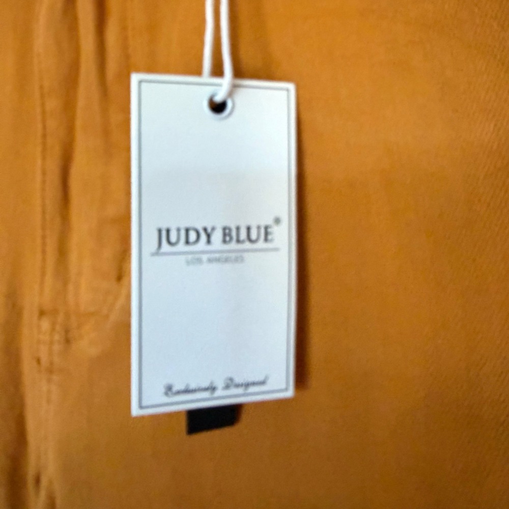 Judy Blue High Waist Marigold Jeans Fall Statement Denim Boho Boutique 14W NWT - Picture 10 of 11
